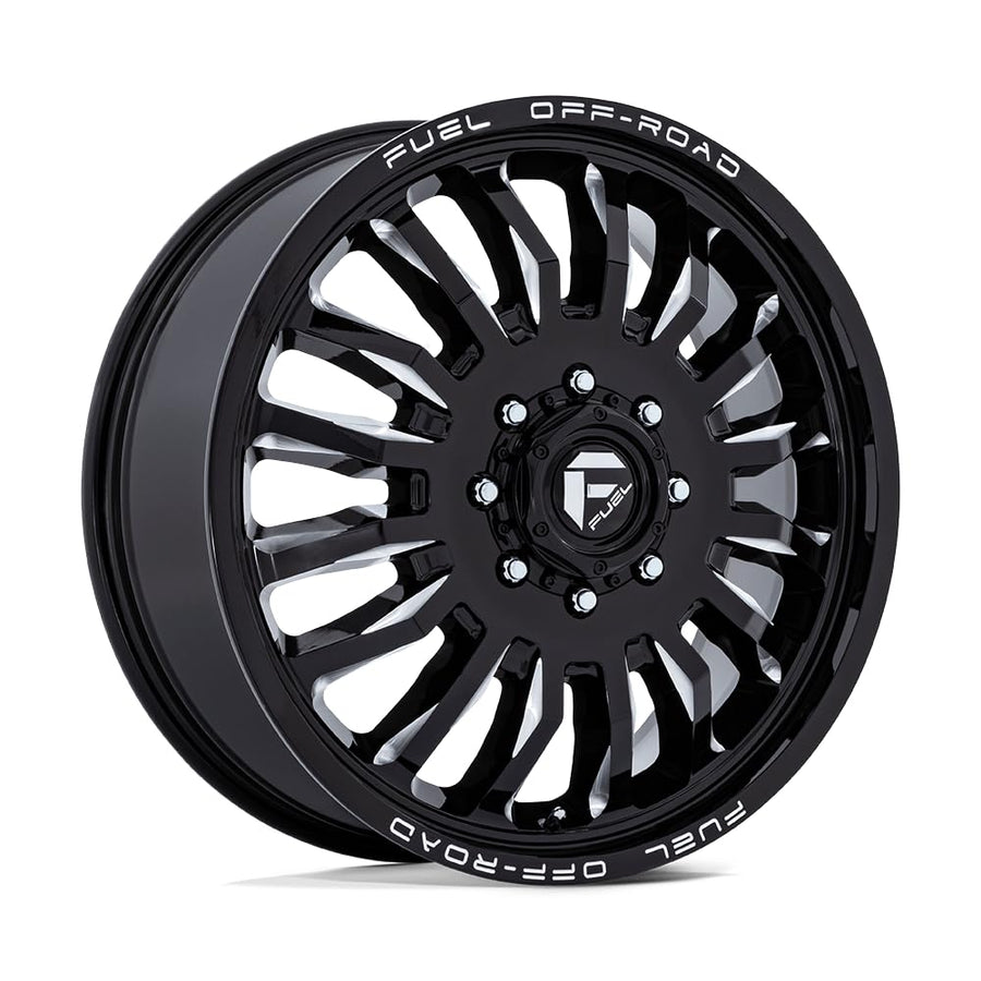 FUEL OFF-ROAD 20X8.25 ARC DUALLY 8X6.5-5.81 -265mm GLOSS BLACK MILLED - D86820828D45