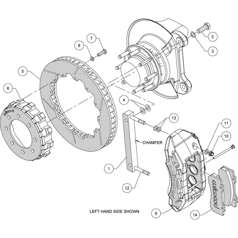 16.00" TX6R Front Kit, Ano