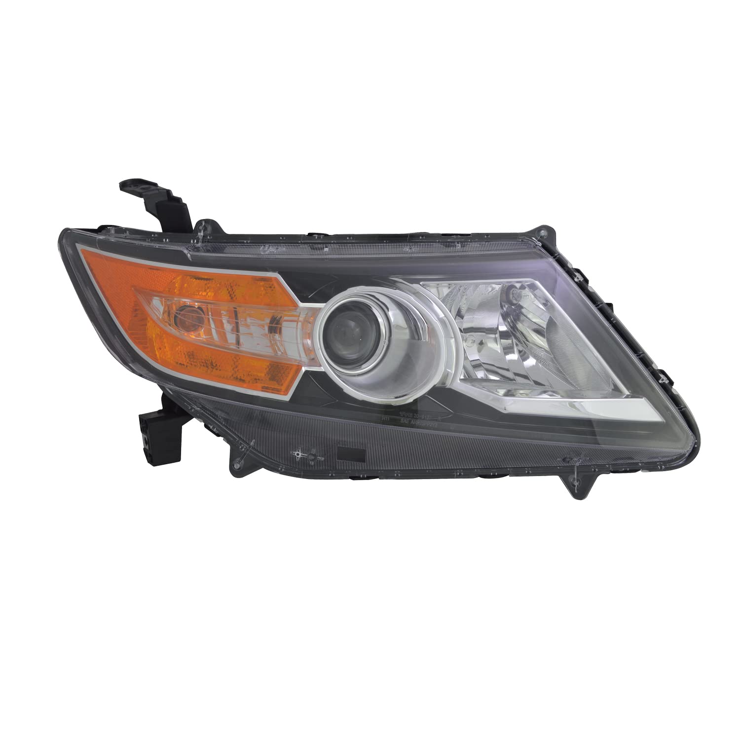 Right TYC Headlight Assembly Compatible with 2014-2017 Honda Odyssey