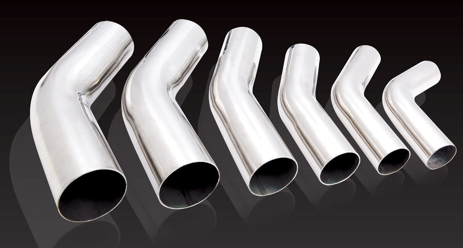 MS250-15 XFORCE Mandrel Bend 304 Stainless Steel Polished 2.5" 15 degree 1.5D 6" Leg