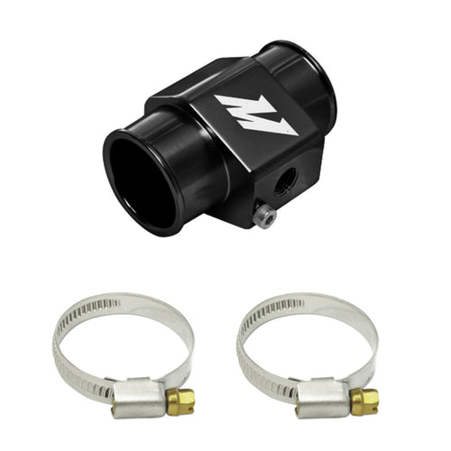 Mishimoto Black Water Temperature Sensor Adapter - 34mm