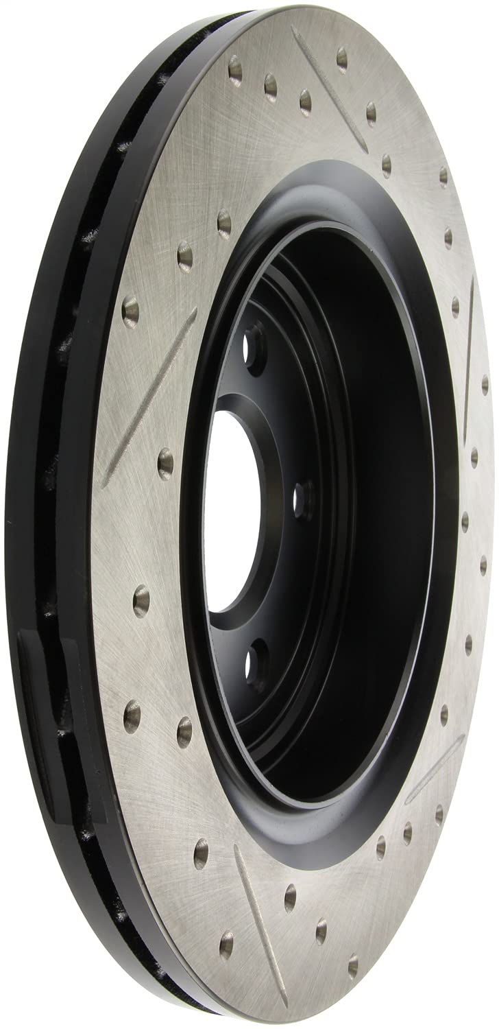 Sport Drilled/Slotted Brake Rotor StopTech 127.62096R (Rear Right), 1 Pack