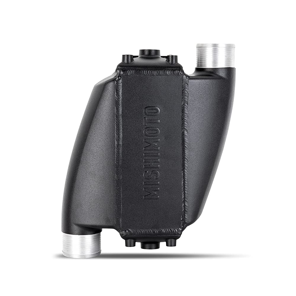 Mishimoto Universal Air-to-Water Intercooler MMINT-A2W-SPR-1, Single-Pass Coolant Flow, 500HP - Opposite Side Inlet/Outlet