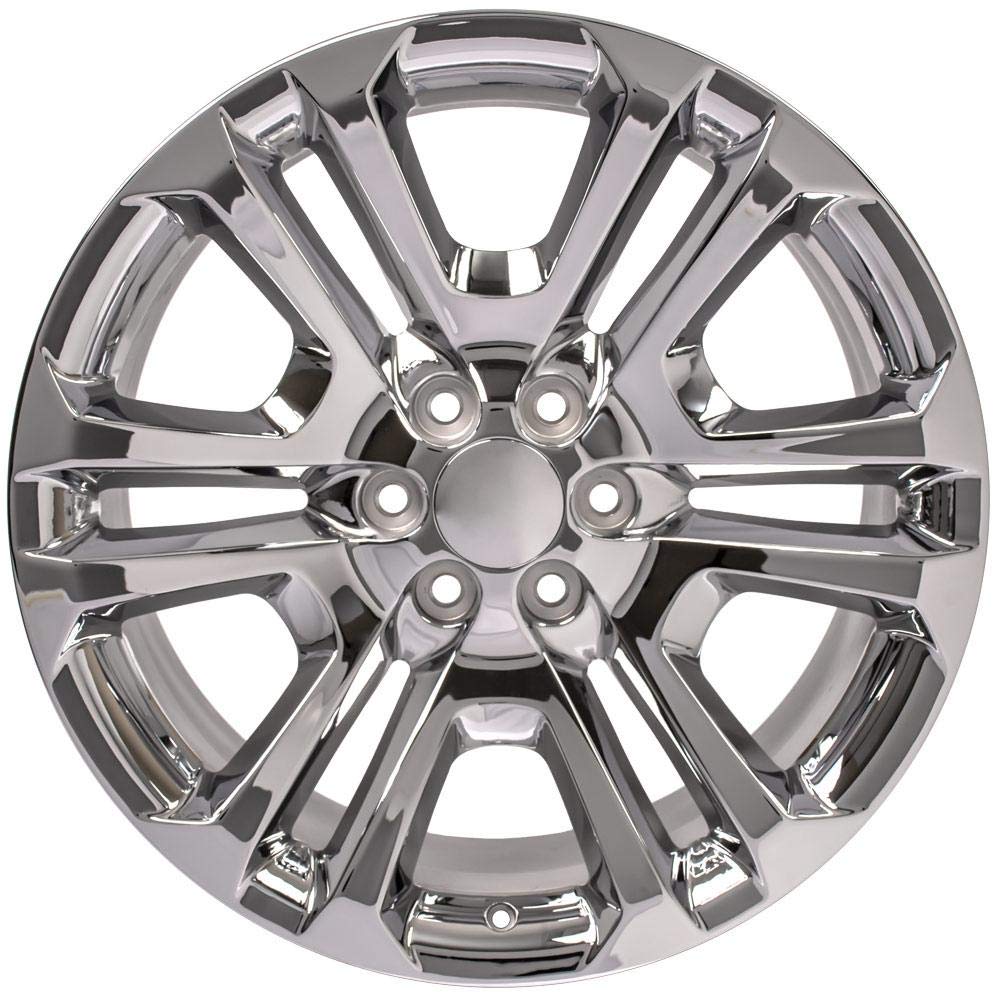 Chrome Wheel OE Wheels LLC CV99-22090-6550-24C Painted (22 x 9. inches /6 x 139 mm, 24 mm Offset)