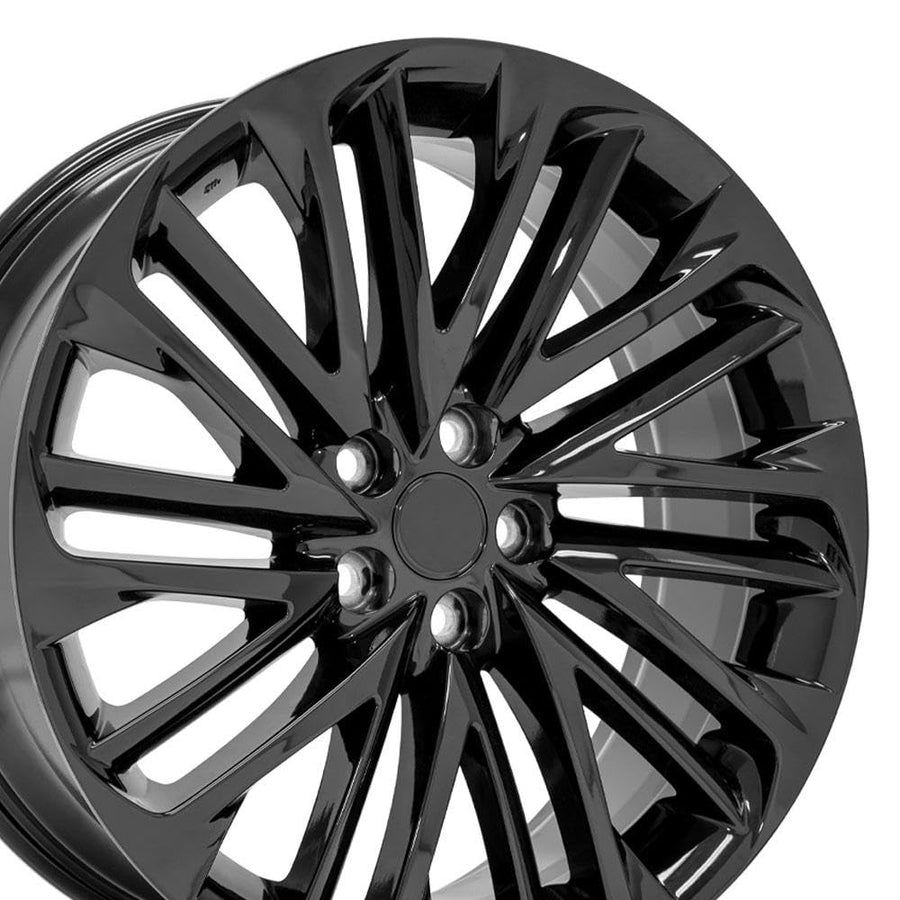 20 Inch OE Wheels LX58 Rim Fits RX350/RX450 Style 5x114.3 20x8 Gloss Black - Hollander 74393 (1)