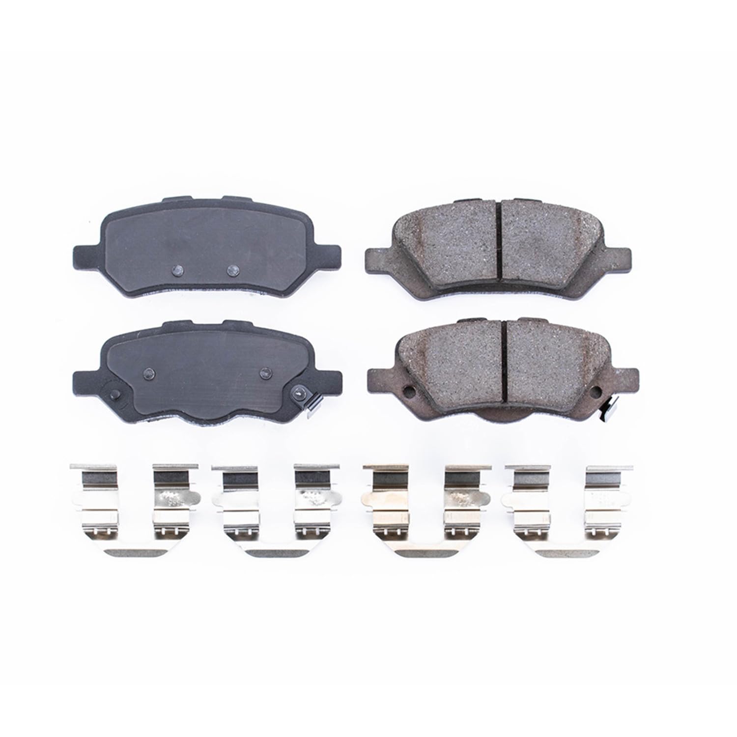 Power Stop Brake Kit Rear For Toyota Venza 2009-16 - Ceramic Brake Pads With Installation Hardware, 17-1402