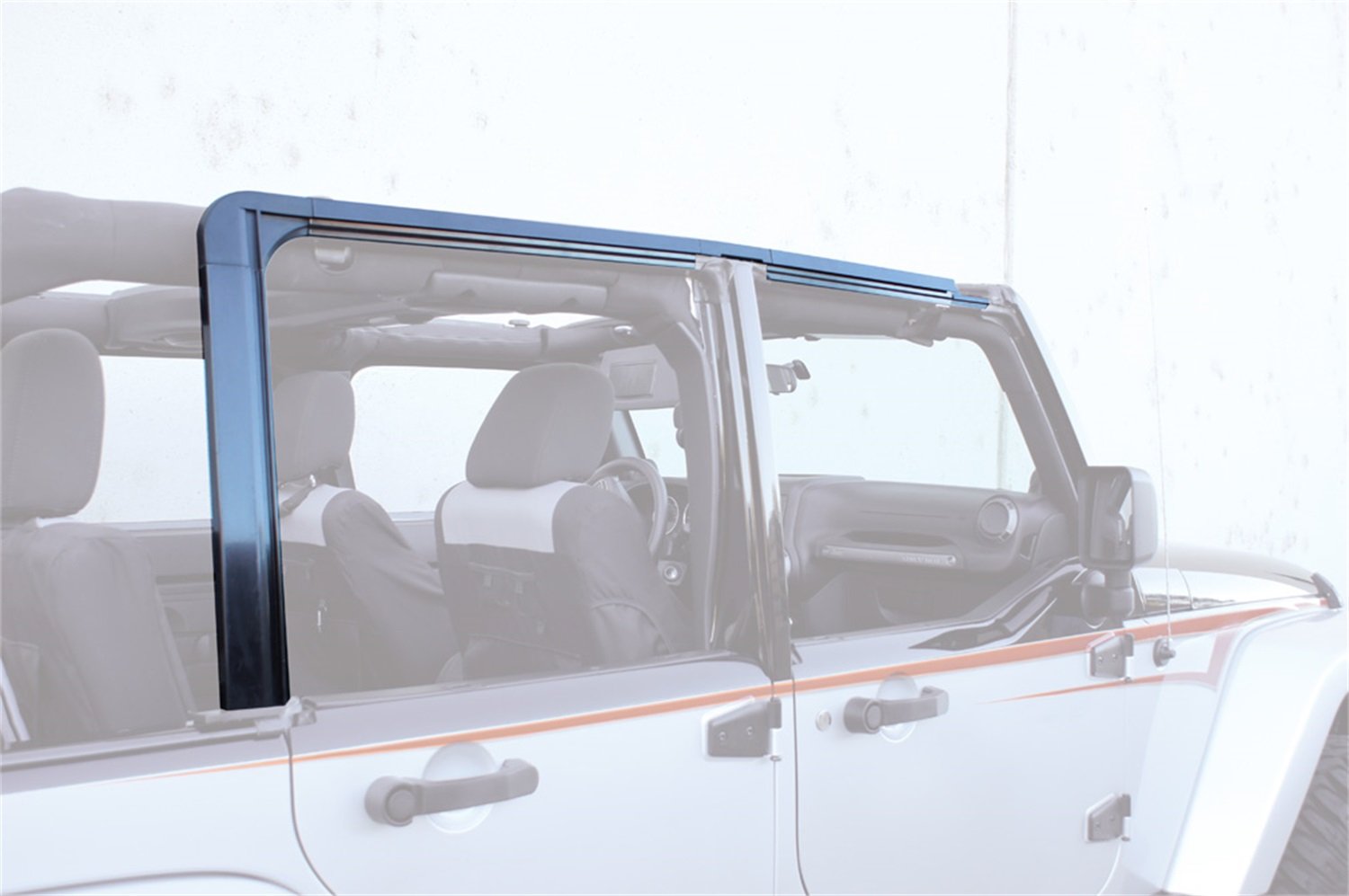 Rampage Door Surround Kit Rampage | Black | 61098 | Fits 2007 - 2018 Jeep Wrangler JK Unlimited 4-Door