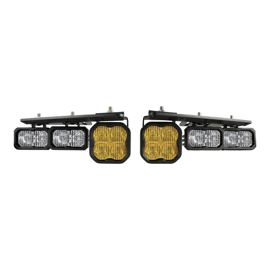 Stage Series Fog Pocket Kit Diode Dynamics DD7183 for 2021 Ford Bronco, Yellow Max