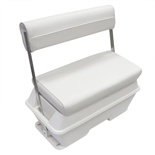 8WD156-784 Wise Offshore Swingback Cooler Seat, 70-Quart, Brite White