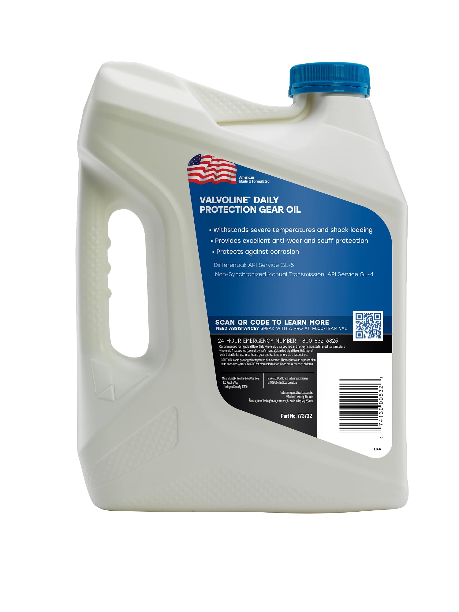SAE 80W-90 Valvoline High Performance Gear Oil 1 GA