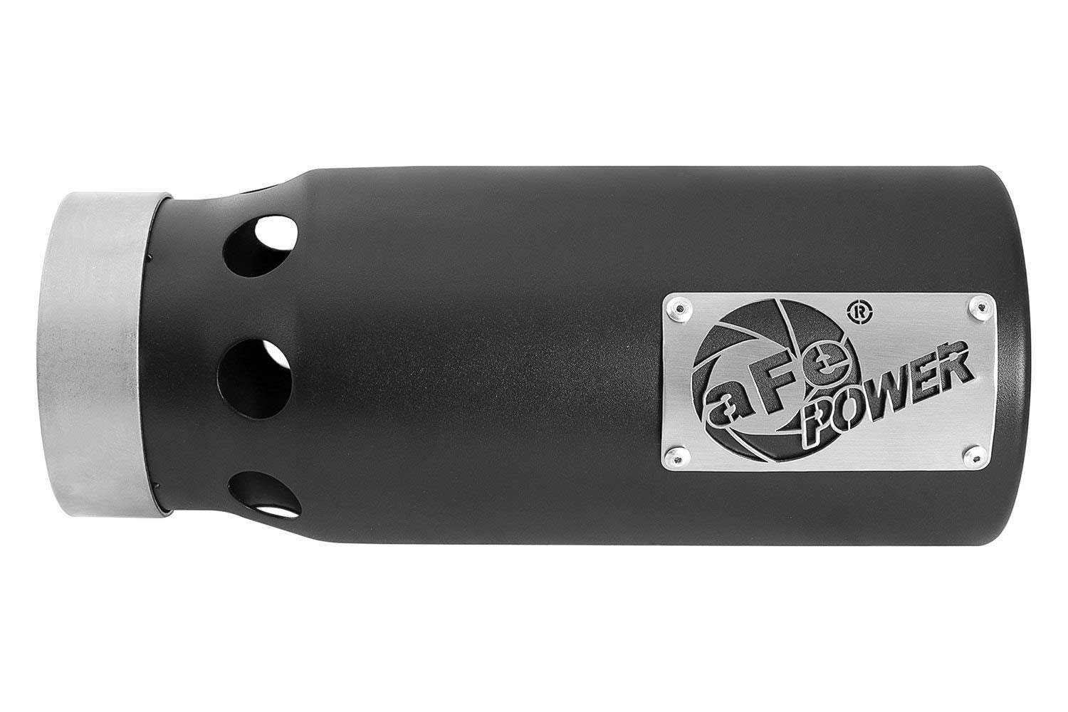 aFe Power 49T40501-B122 4S SATURN Stainless Steel Clamp-on Exhaust Tip Black Right Side Exit