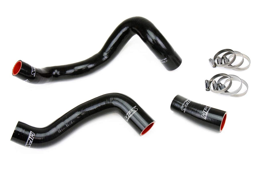 3-ply HPS Black Reinforced Silicone Radiator Coolant Hose Kit 57-1886-BLK