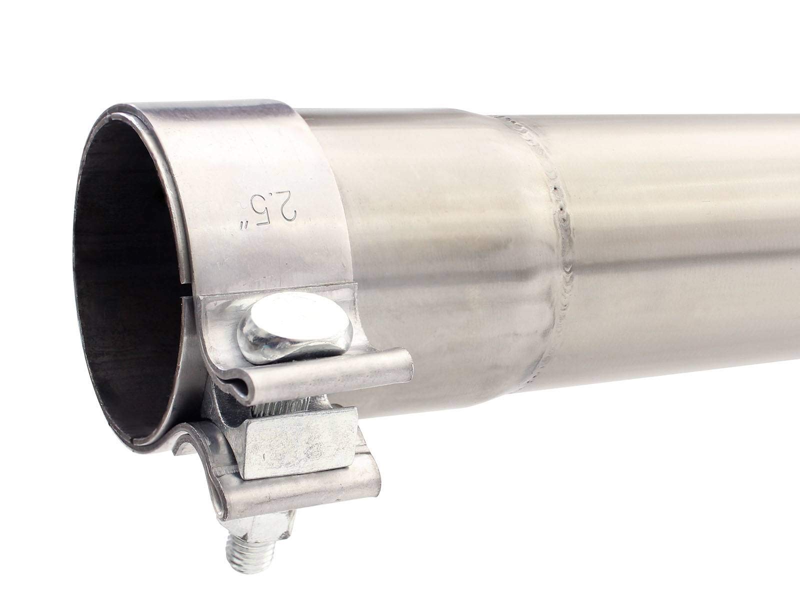 Mach Force-Xp aFe Power 49-48057 2-1/2" 409 Stainless Steel Cat-Back Exhaust System with 18" Muffler, 1 Pack