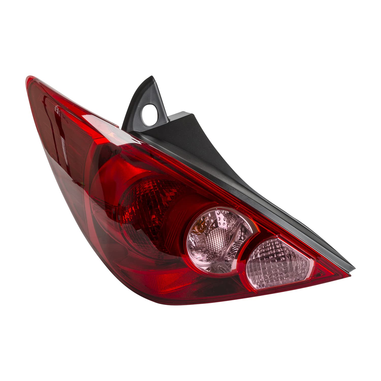 Left TYC Tail Light Assembly Compatible with 2007-2012 Nissan Versa