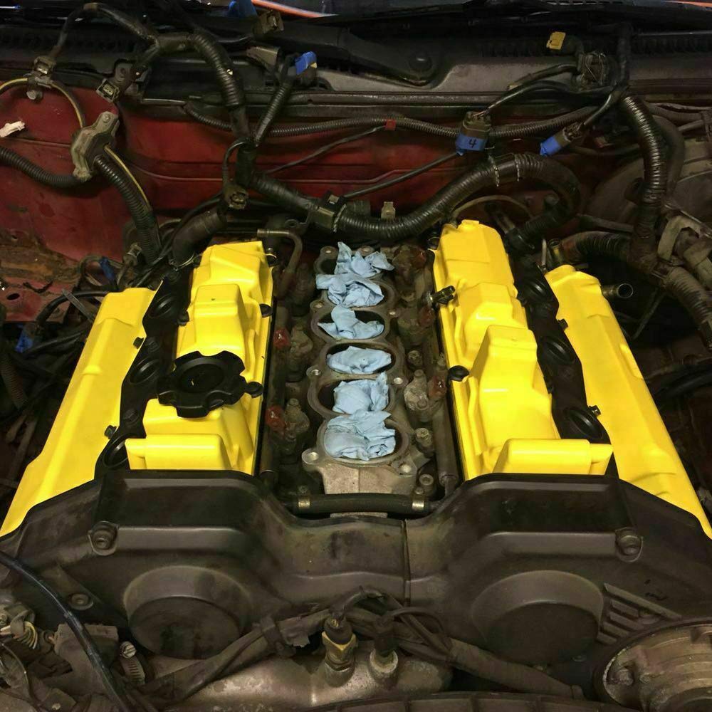 550° VHT SP128 Engine Enamel High Heat Spray Paint – Gloss Yellow – 11 oz. Aerosol Can