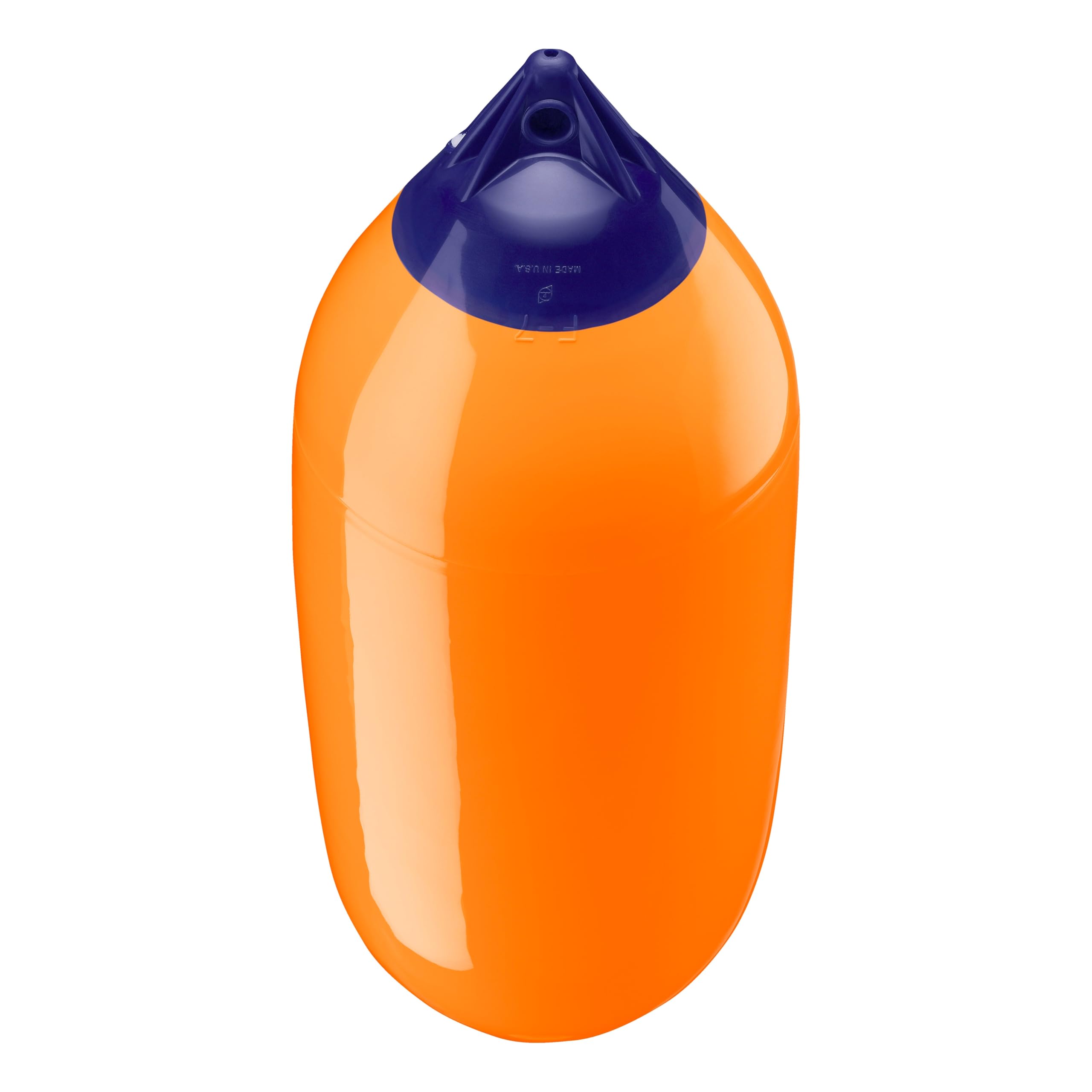 Polyform F-7 Boat Fender F-Series Standard Blue Ropehold - Orange