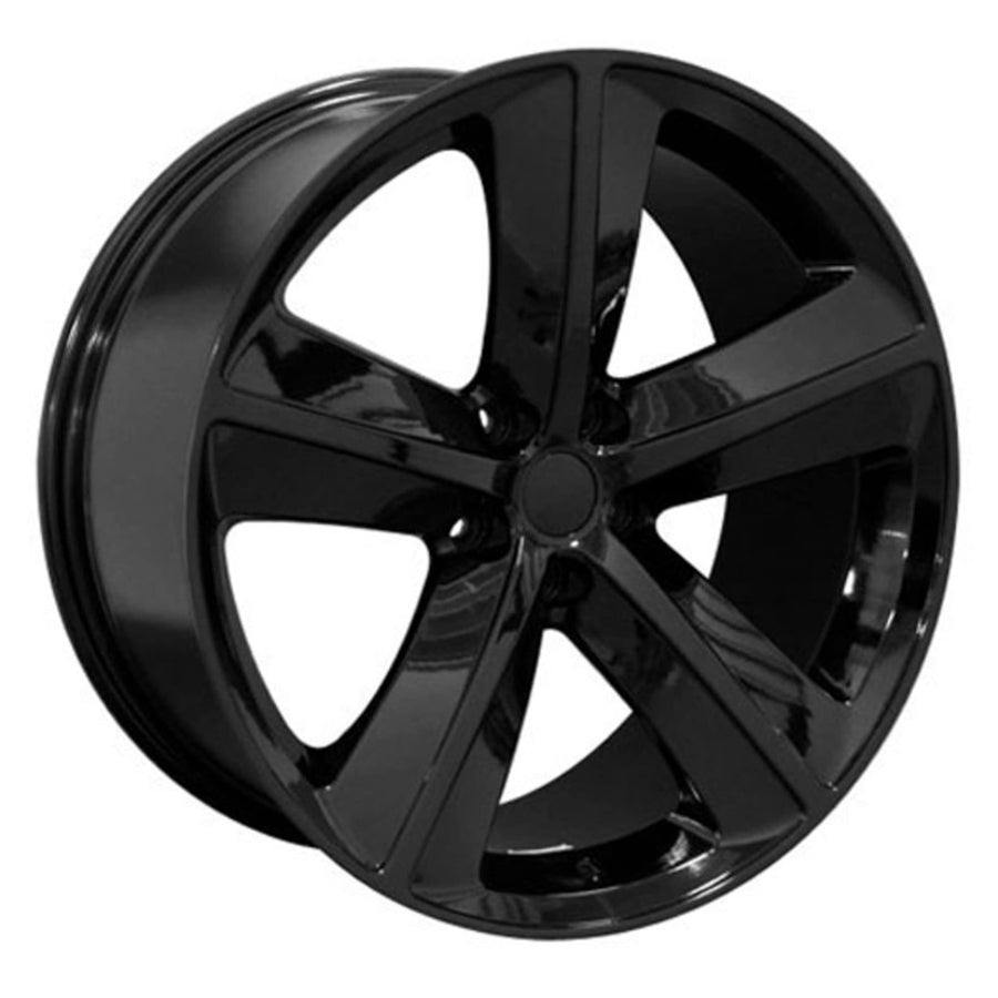 Black Wheel Painted OE Wheels LLC DG05-20090-5115-20B (20 x 9. inches /5 x 115 mm, 20 mm Offset)