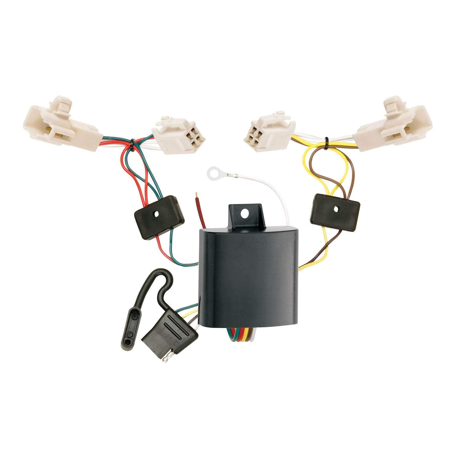 TEKONSHA T-One® T-Connector Harness, 4-Way Flat, Compatible with Subaru BRZ, Select Scion FR-S, Impreza