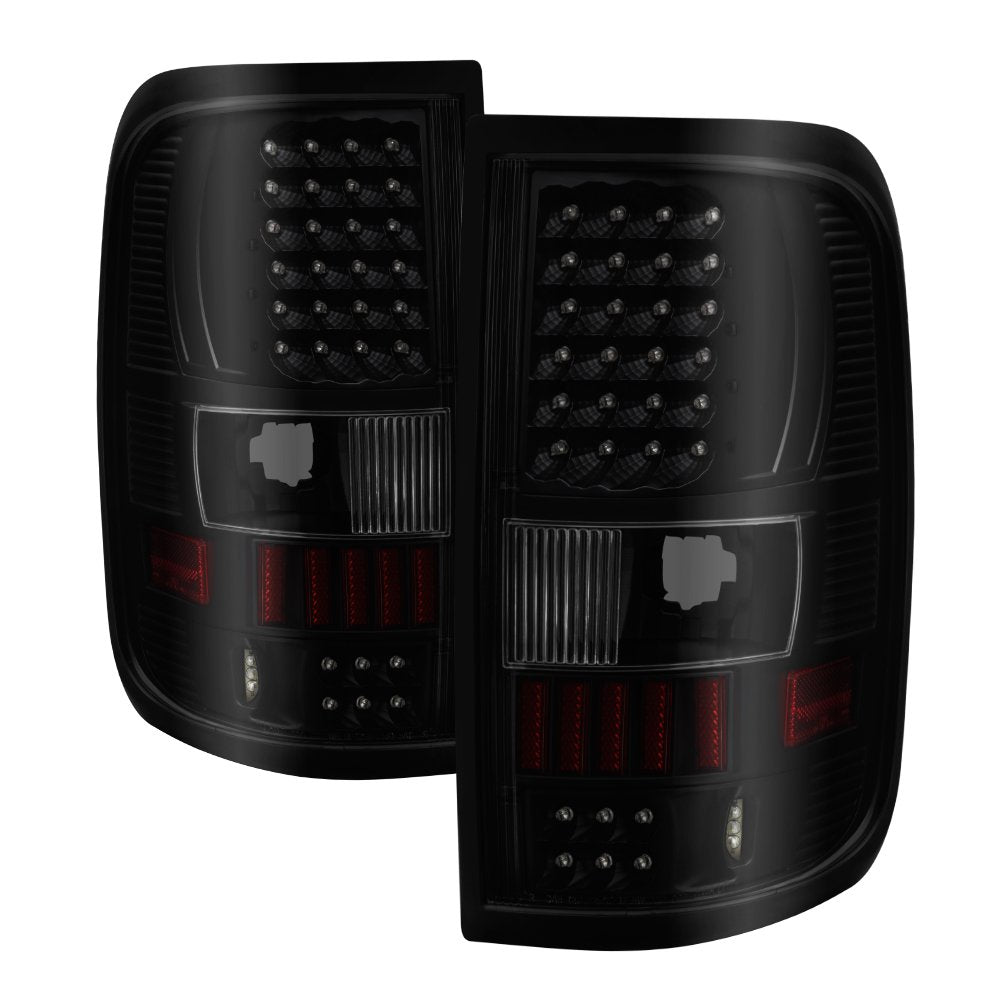 Tail Light Xtune ALT-ON-FF15004-LED-BSM (Ford F150 Styleside 04-08 (Not Fit Heritage & SVT) LED s - Black Smoke)