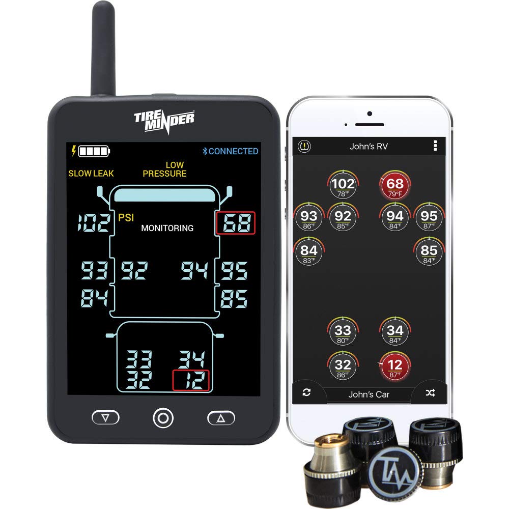 A1AS TireMinder RV TPMS with 4 Transmitters