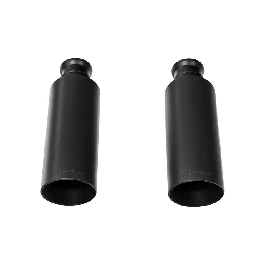 Flowmaster Exhaust Tip 15356B 4 Inch Angle Cut Black Ceramic Coated 304 Stainless Steel Compatible with 2009-2024 Classic Body RAM 1500 5.7L Hemi with Factory Dual Exhaust