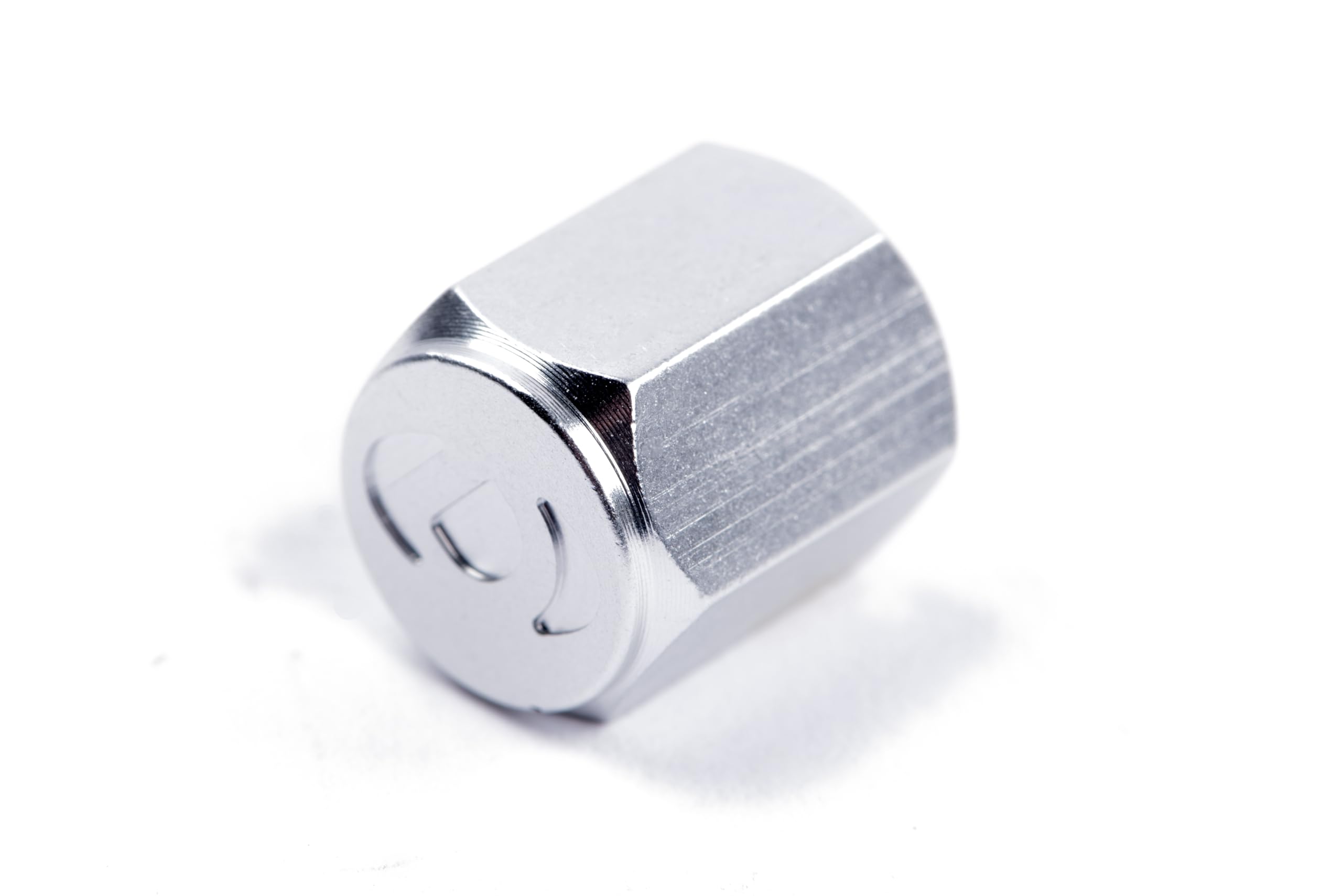 Dinan Valve Stem Caps D757-0008 Silver Set of 4