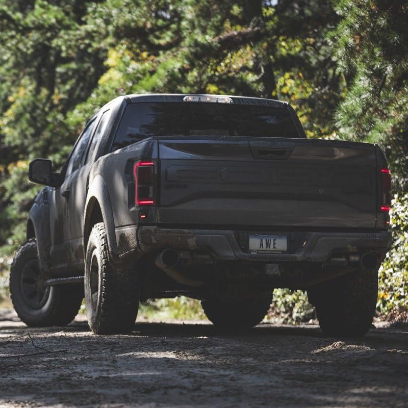 Ford Raptor AWE Tuning 2017+ 0 FG Performance Exhaust System - w/Diamond Black Tips - 3015-33106