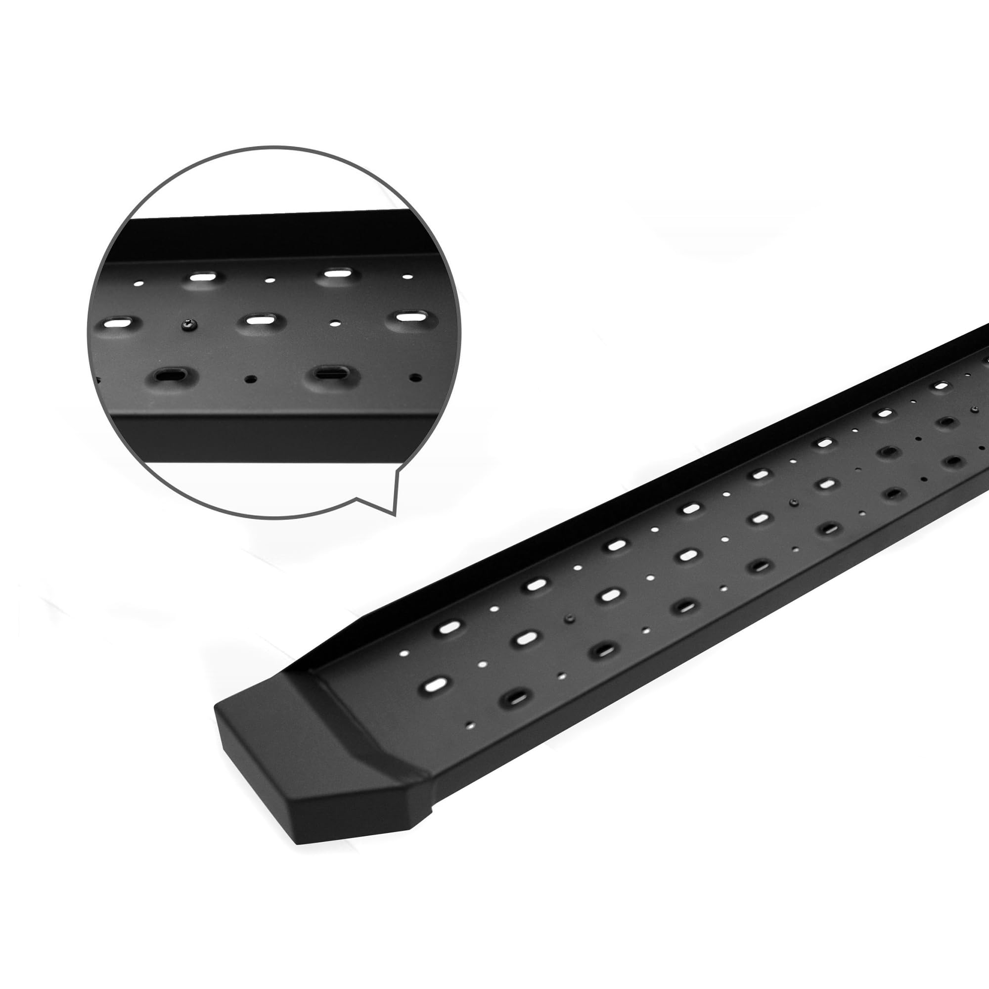 Spartan Black Horse Running Boards Modular Compatible with 07-09 Dodge Sprinter 2500/3500|07-16 Sprinter 2500/3500|19-24 Benz Sprinter 1500/4500|10-24 Benz Sprinter 2500/3500-SR-DOR353296