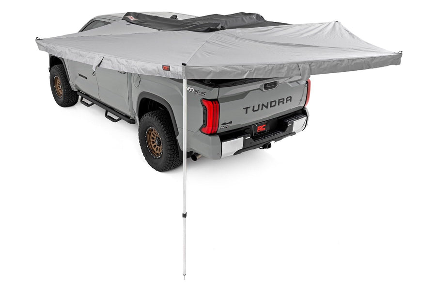 270-Degree Rough Country Awning - Fits Drivers Side, Full Coverage Shade for Trucks, SUVs, and Off-Road Vehicles, Durable, Weather-Resistant
