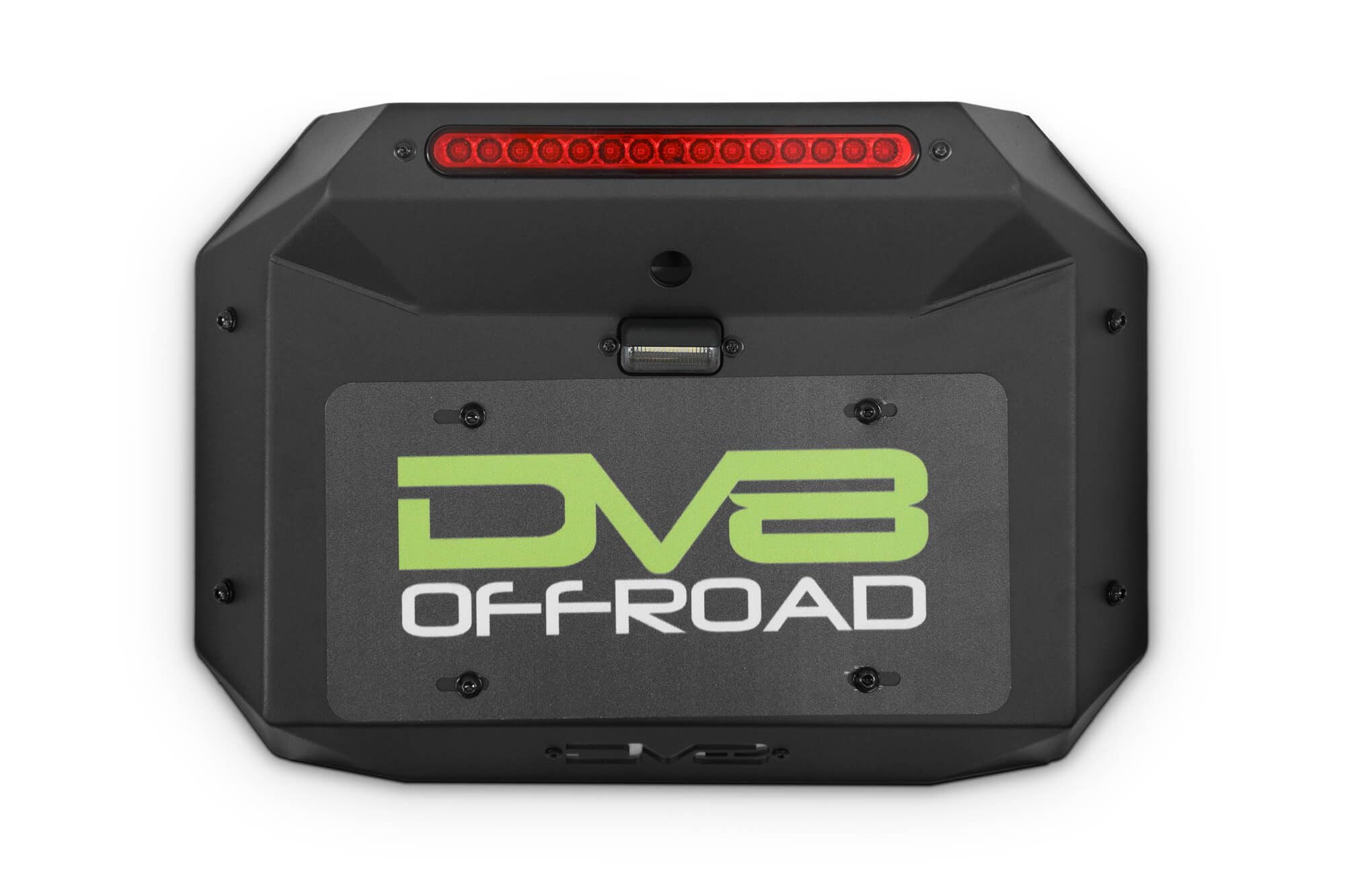 Spare Tire Delete DV8 Offroad for 2018-2025 Jeep Wrangler JL | Removes Heavy Spare Tire from Tailgate | Maximizes Rear Clearance for Rock Crawling | Included License Plate Mount/Light & Brake Light