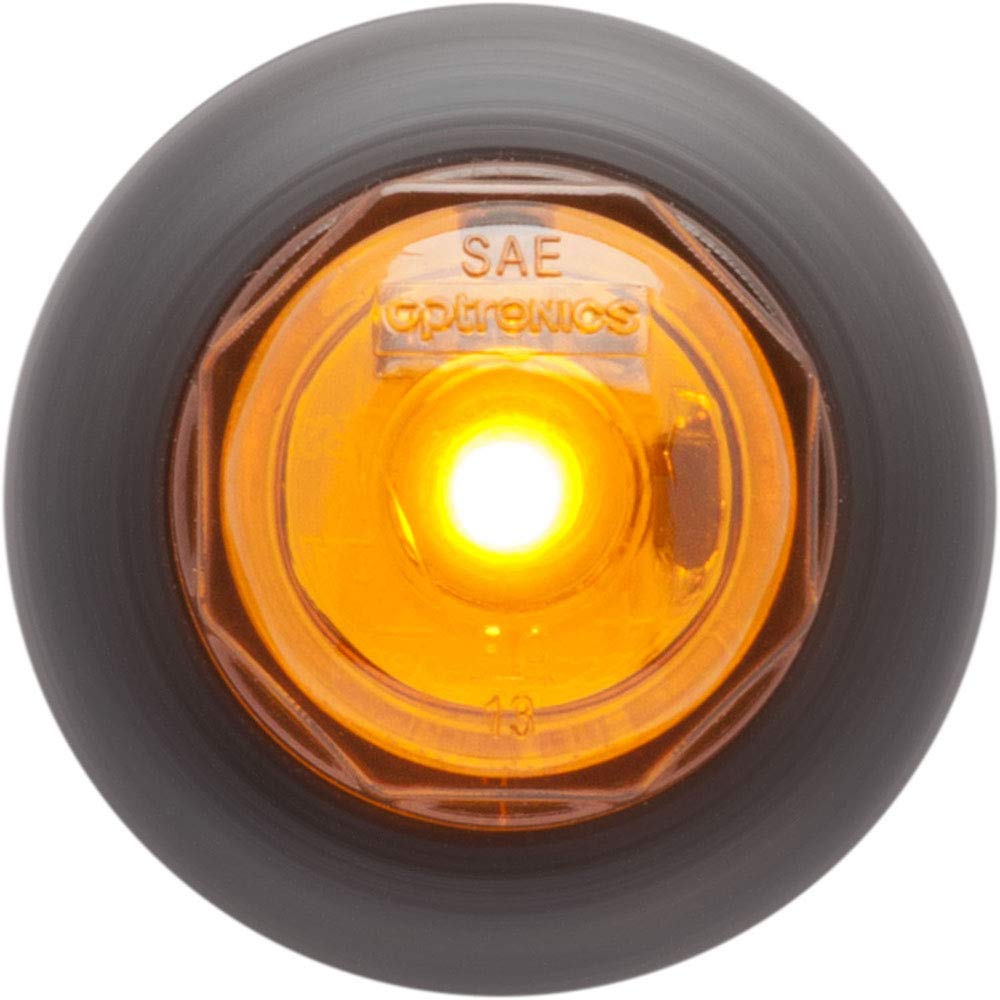 3/4" Amber LED Optronics MCL10AKBP Non-Directional Marker/Clearance Light Kit
