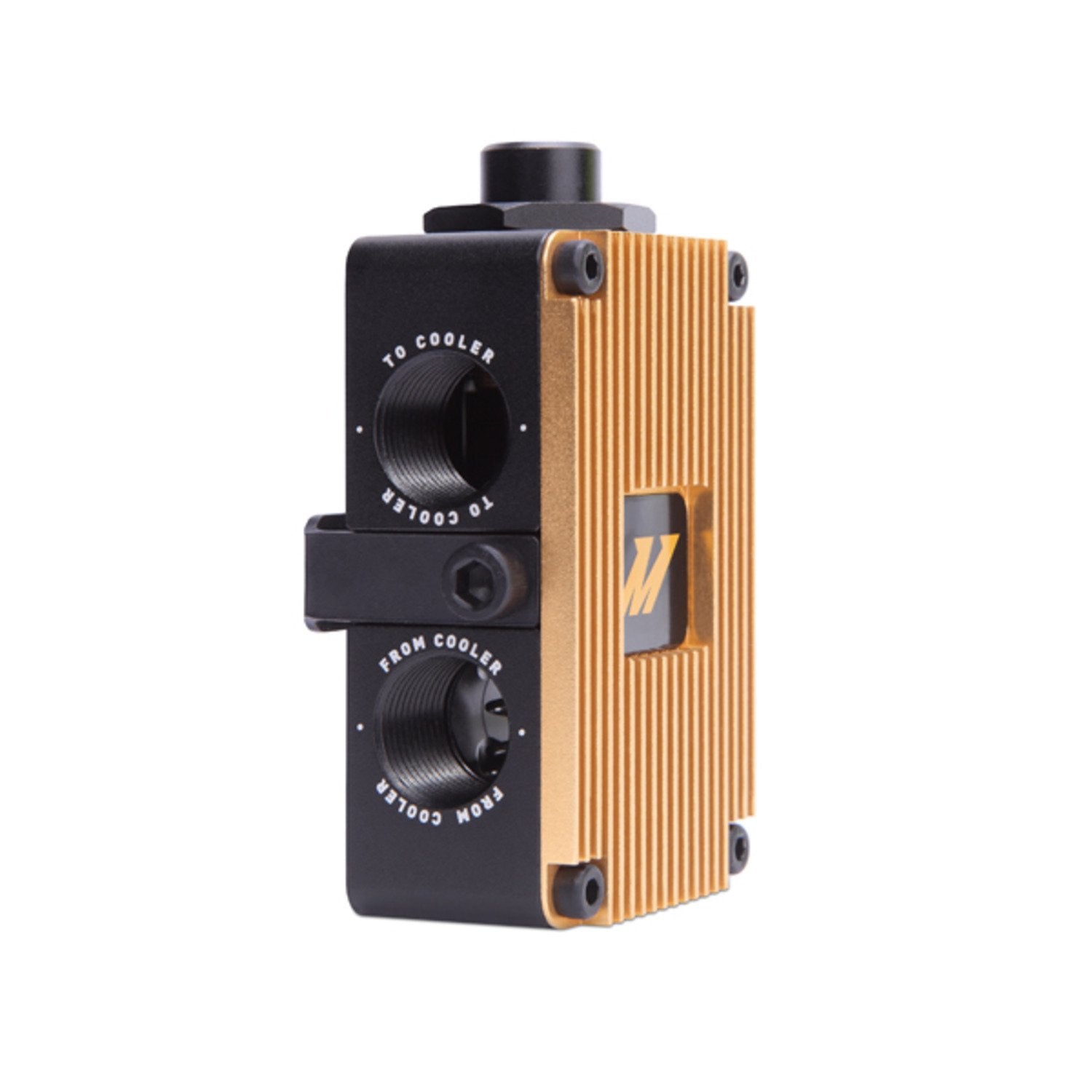 Mishimoto In-Line MMOP-EXTFC Oil Thermostat, Black & Gold