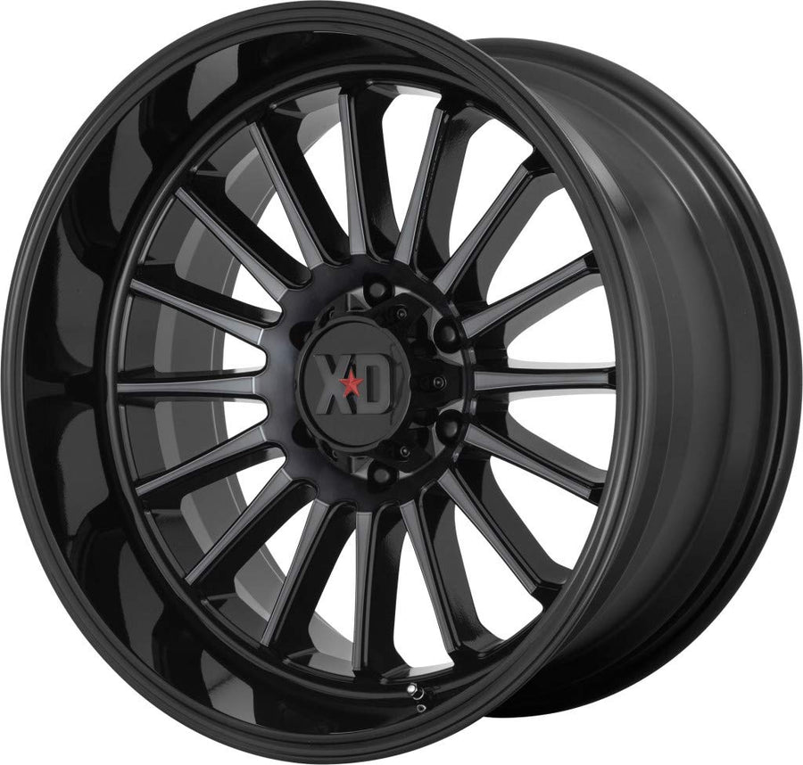 Xd857 Whiplash Satin Black Wheel XD Wheels with Alloy Steel (20 x 9. inches /8 x 125 mm, 0 mm Offset)