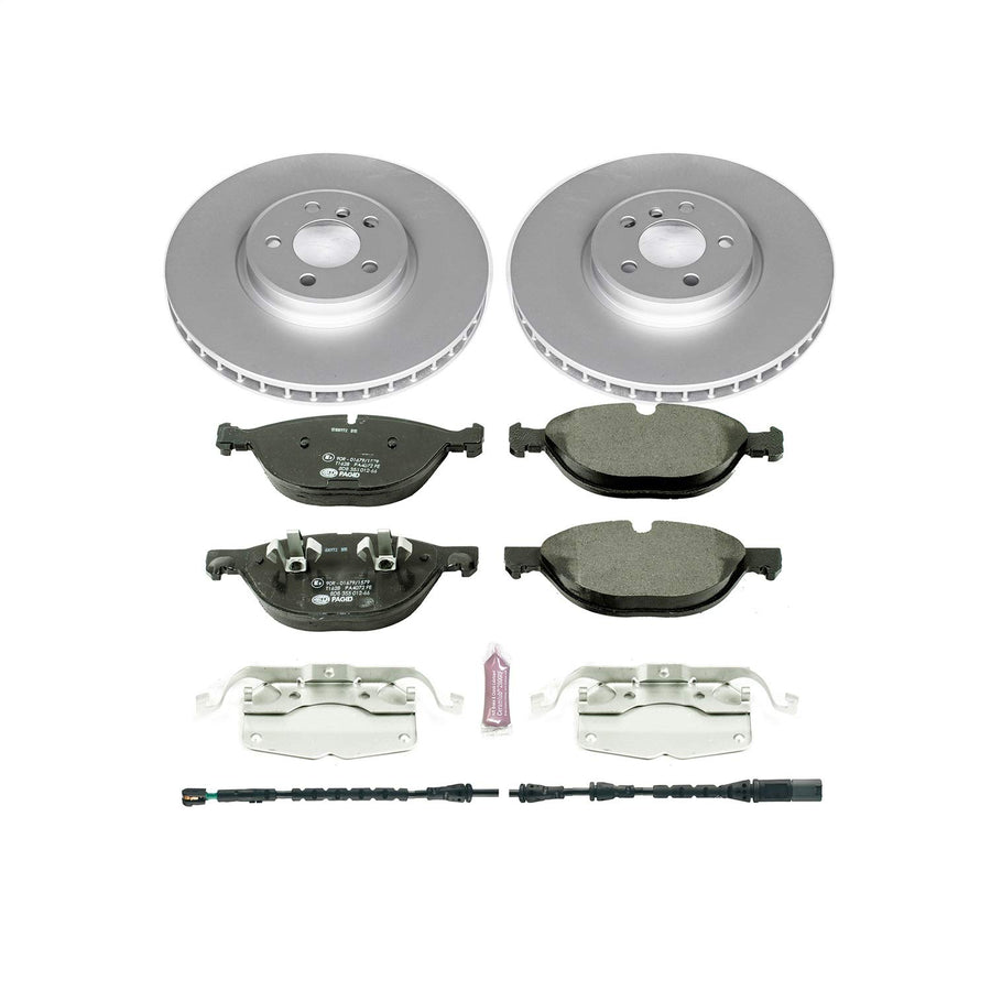 Power Stop ESK6009 Euro-Stop Front Brake Kit For BMW X5 2011-2018, BMW X6 2011-2019 [Model Specific]