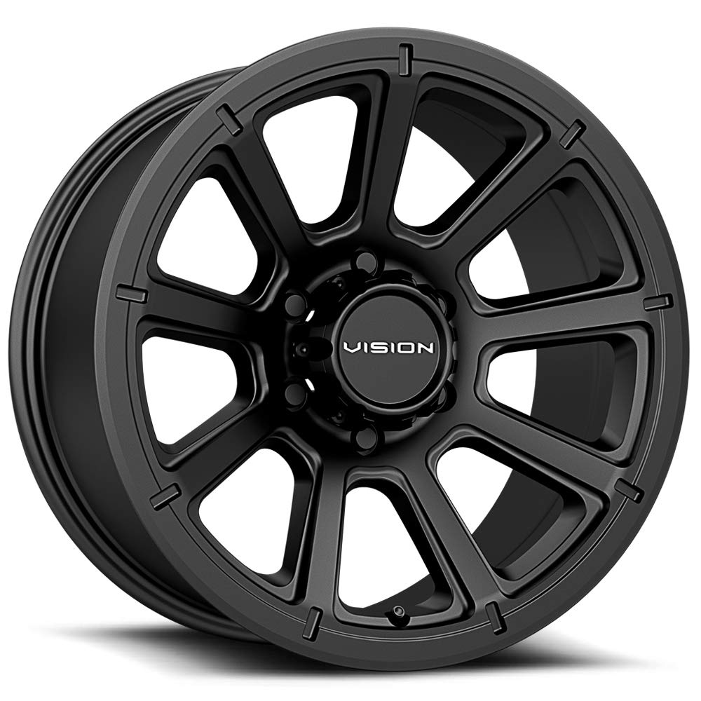 20" Inch VISION 6x139.7 Wheel Rim 353 Turbine 20X9 +18 Black