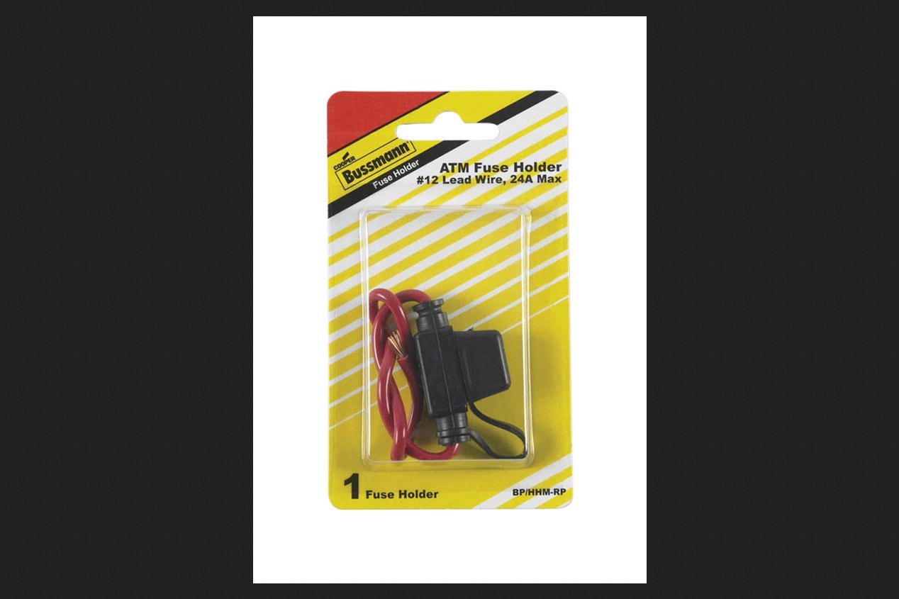 In-Line Buss Fuse Holder for Mini Fuses 24 A