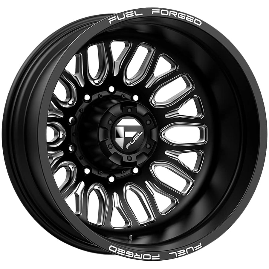 FUEL OFF-ROAD DB66 22X8.25, FFC66, 10X225, -3.33, -202mm MATTE BLACK MILLED - DE662282A935