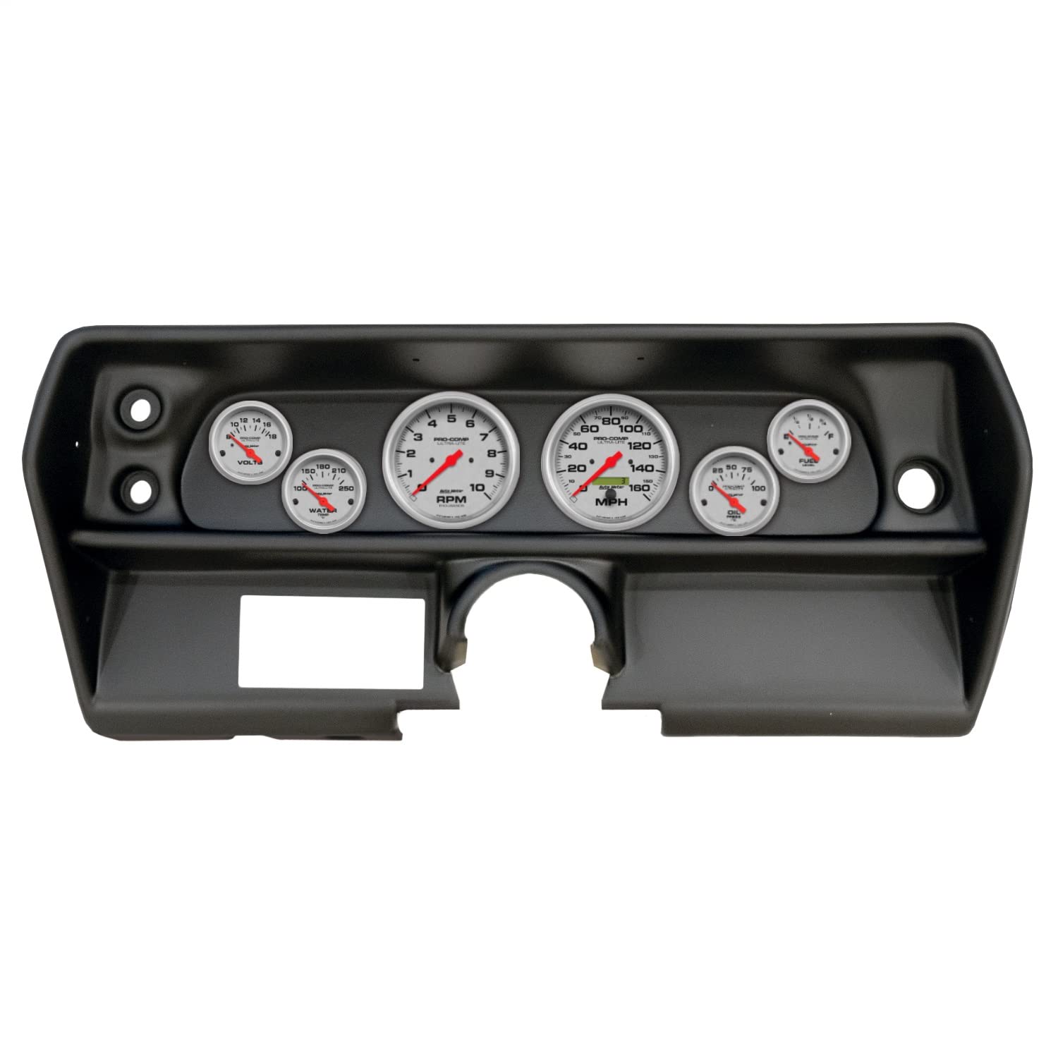 AutoMeter Dash Kit Direct Fit, (3 3/8" X2, 2 1/16" X4), Chevy Nova 68, Ultra-Lite (2905-13)