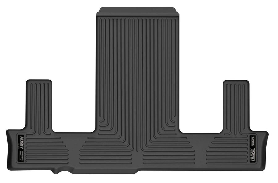 Husky Liners Floor Mats Weatherbeater | Fits 2021-2025 Cadillac Escalade, Chevrolet Tahoe, GMC Yukon (Models w/2nd Row Bucket Seats) | 3rd Row, 1-pc Black - 14231