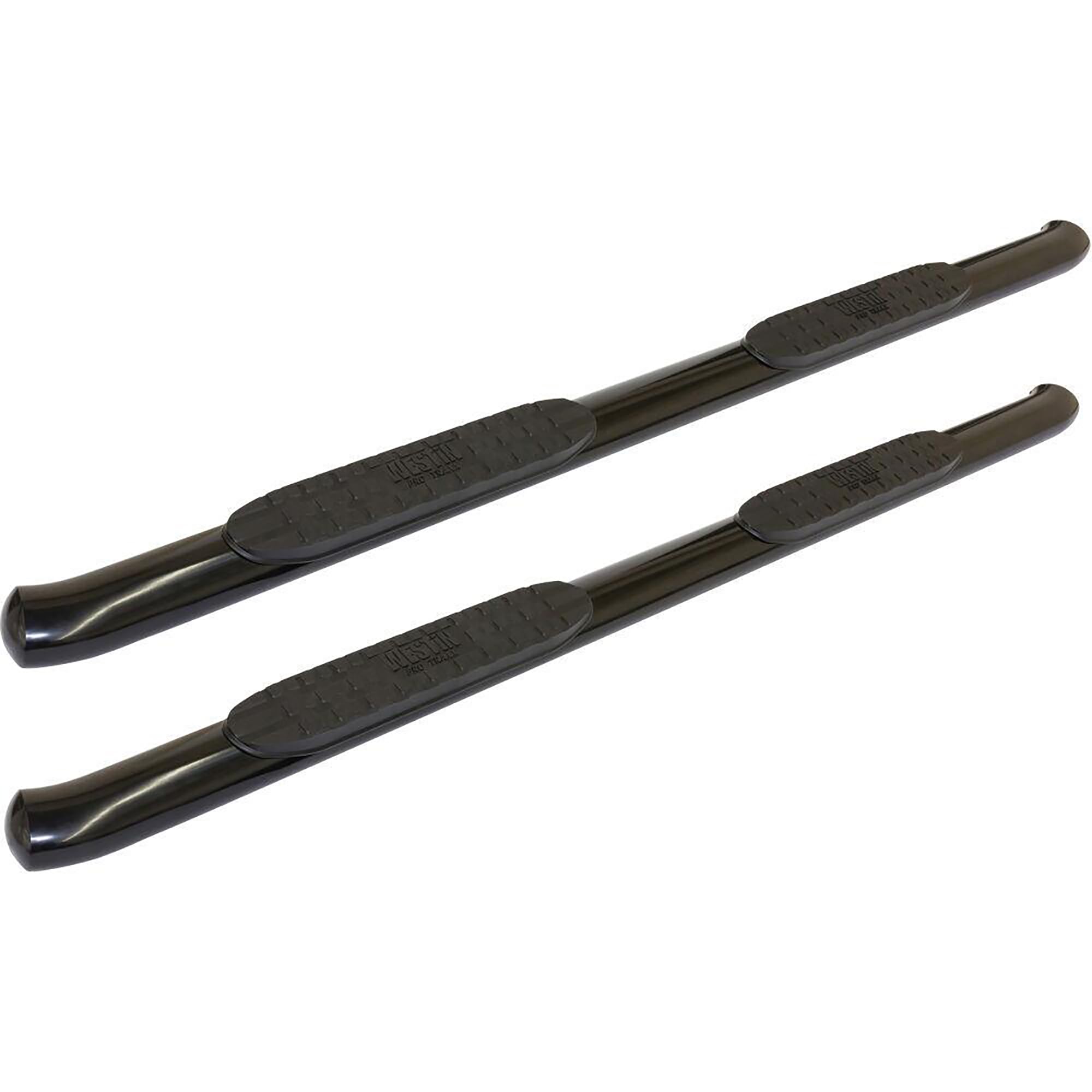 PRO TRAXX 4 Westin Oval Nerf Bars fits 2016-2024 Titan XD Crew Cab 2017-2024 Titan Black Pair