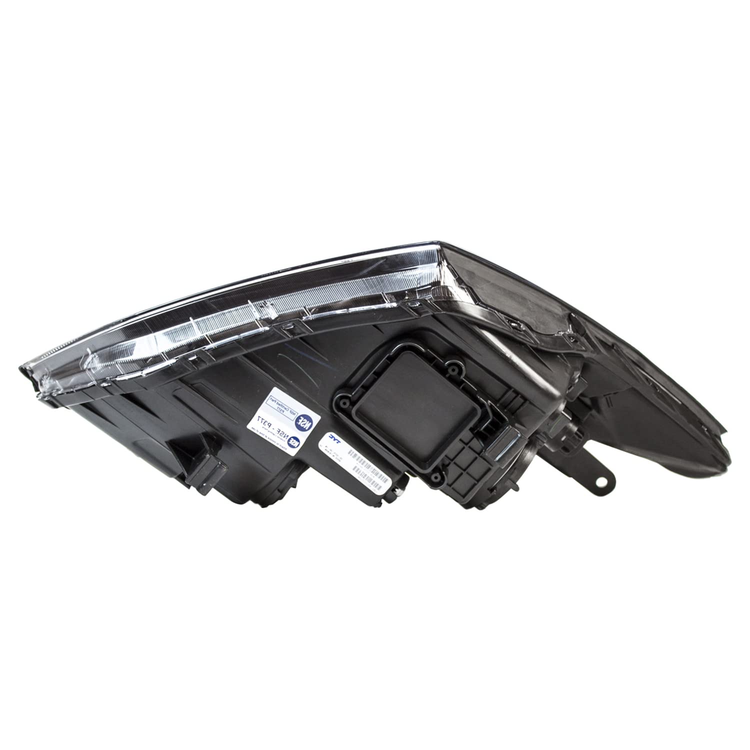 Left TYC Headlight Assembly Compatible with 2013-2016 Hyundai Santa Fe