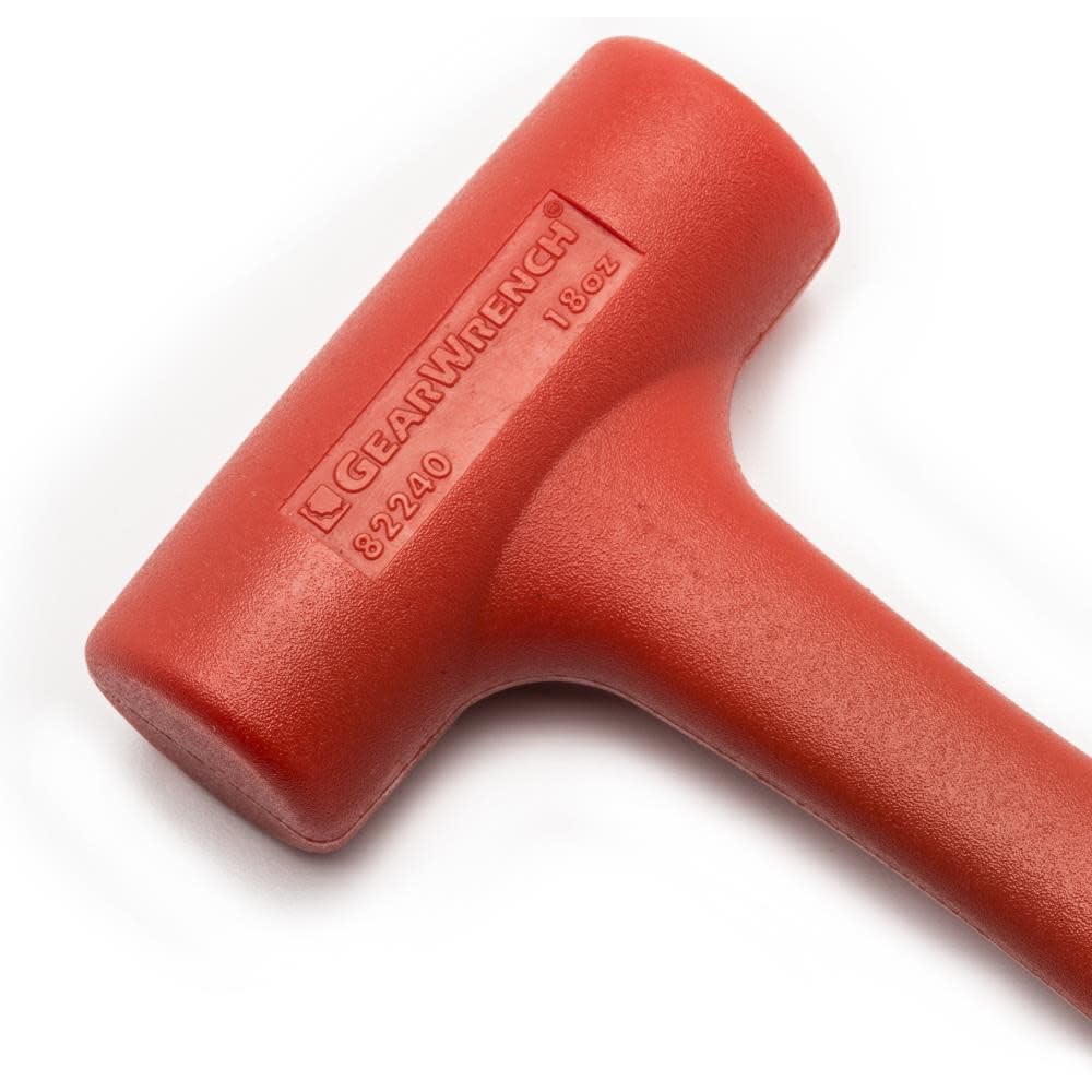 GEARWRENCH 18oz Dead Blow Hammer with Polyurethane Head & 16oz Head Weight - 82240