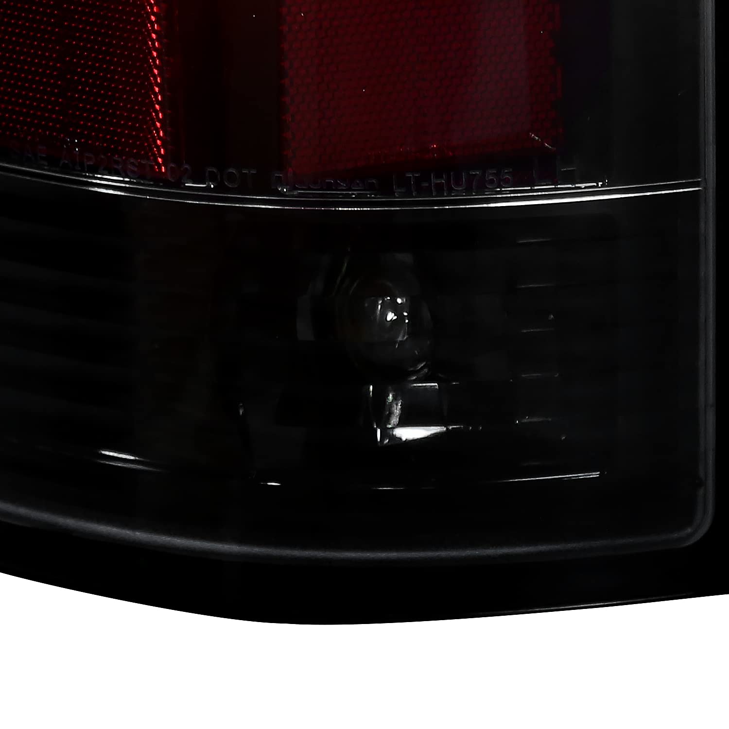 Jet Black LED Bar Tail Lights SPEC-D TUNING Compatible with 2002-2006 Dodge Ram 1500/2500/3500, Left + Right Pair Assembly