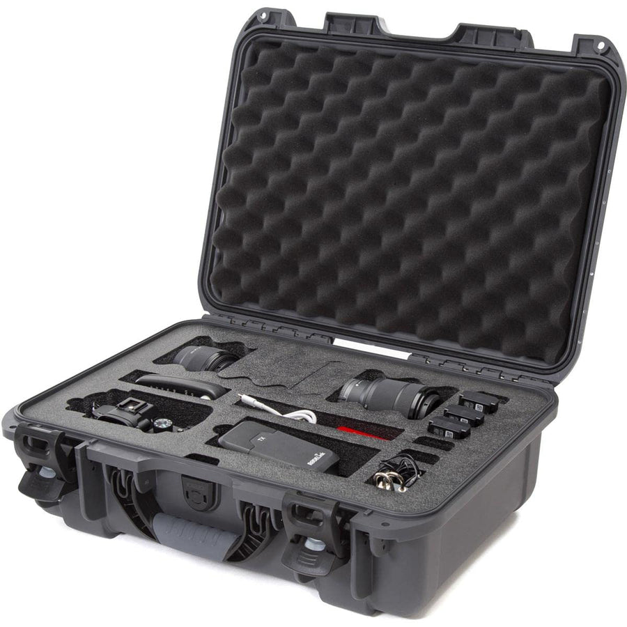 Waterproof Nanuk 925 Hard Case Carry-on with Foam Insert for Canon, Nikon - 1 DSLR Body and Lens/Lenses - Graphite