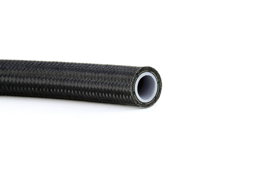 351 Series HPS 351-04 PTFE Stainless Steel Reinforced Nylon Braided Hose for AN Fitting, Size: AN-4. Maximum Pressure: 3000 PSI, 1 Feet, Black