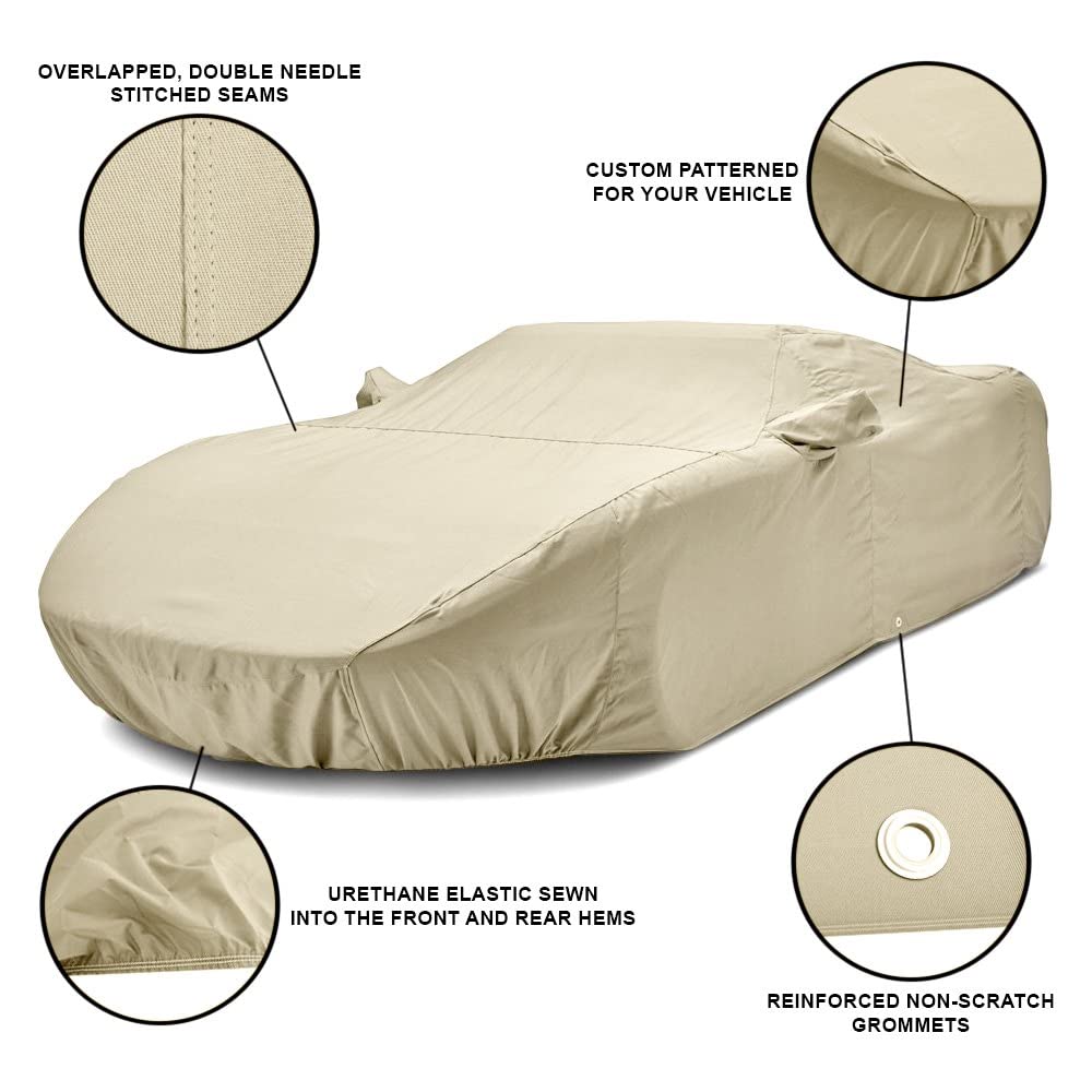Covercraft Flannel Custom Fit Car Covers Tan Tan C18159TF