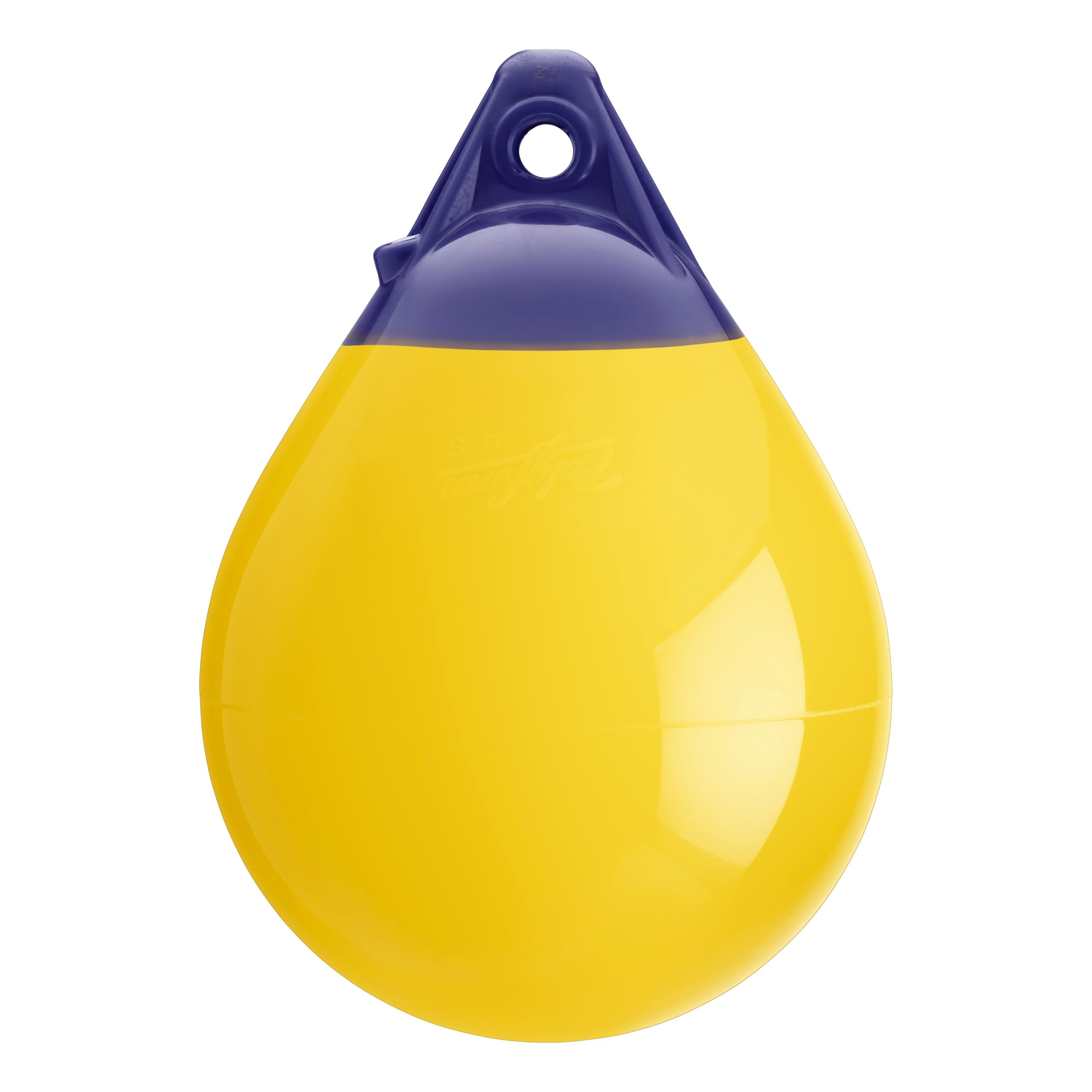 A-0 Standard Blue Ropehold - Yellow Polyform A-Series Buoy