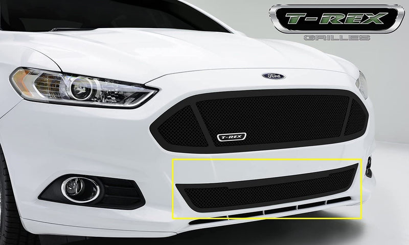2013-2015 Ford Fusion T-Rex Grilles Upper Class Series Bumper Grille, Black, 1 Pc, Replacement - PN #52531