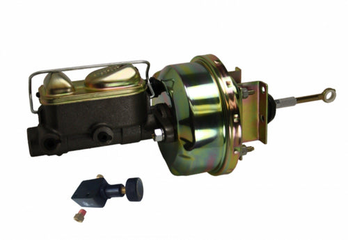 7 Inch LEED BRAKES Power Brake Booster, 1 Inch Bore Master, Adjustable Proportioning Valve (Zinc)