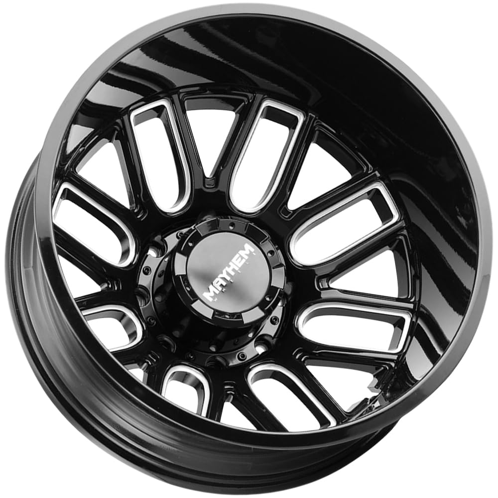 Cogent Mayhem Dually 8107D-2879BMR192 Gloss Black W/Milled Spokes 20X8.25 Rear 8-210 -192mm 154.2mm